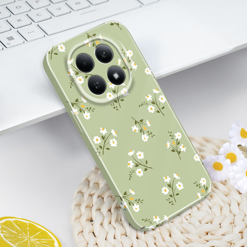 Xiaomi Redmi Note 14 - Capa de Telefone Estrela Flor para