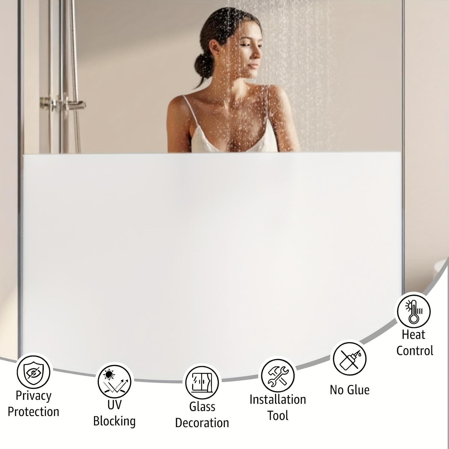 Privacy Screen Protector - Filme de Privacidade Branco Fosco para