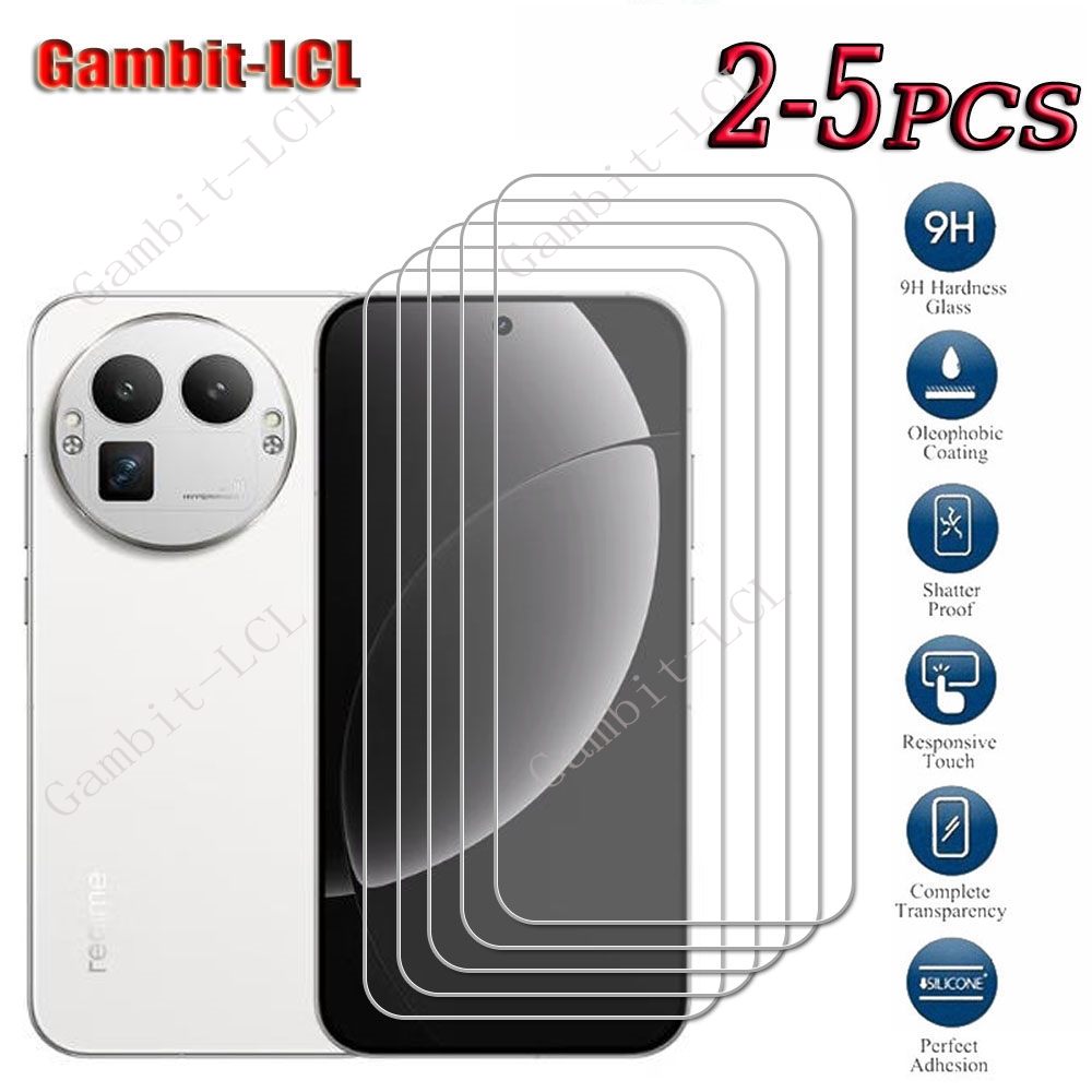 Realme Gt 6 - 2-5 pçs 9h hd vidro temperado