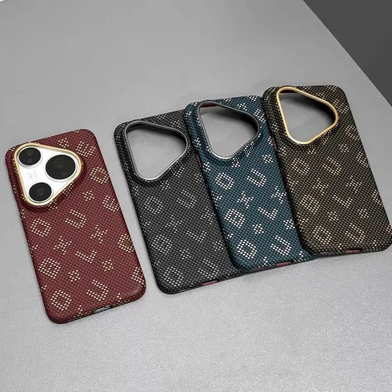 Huawei Pura 70 - Capa Magnética de Fibra de Carbono