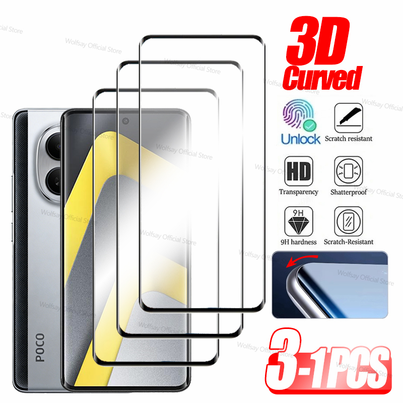 3/2/1 pçs 3d borda curvada vid - Curved Edge Screen avaliação e preço