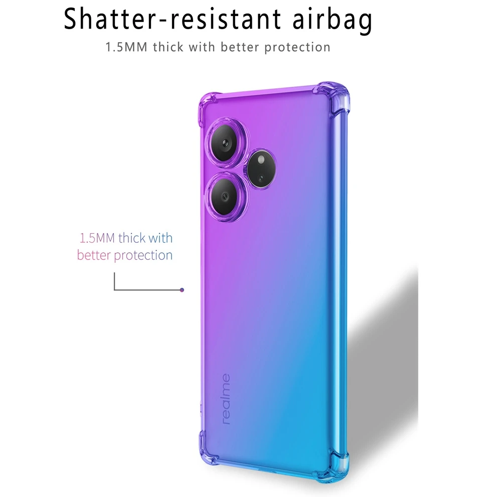 Capa macia translúcida para Re - Realme Gt 6 avaliação e preço